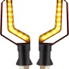 Set 2 lampi Semnalizare Moto, model BUMERANG, cu 2 functii, pozitie si semnalizare, tensiune 12V Set 2 lampi Semnalizare Moto, model BUMERANG, cu 2 functii, pozitie si semnalizare, tensiune 12V