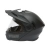 Casca motocross integrala negru mat cu viziera transparenta si ochelari de soare, marimea L, model LION