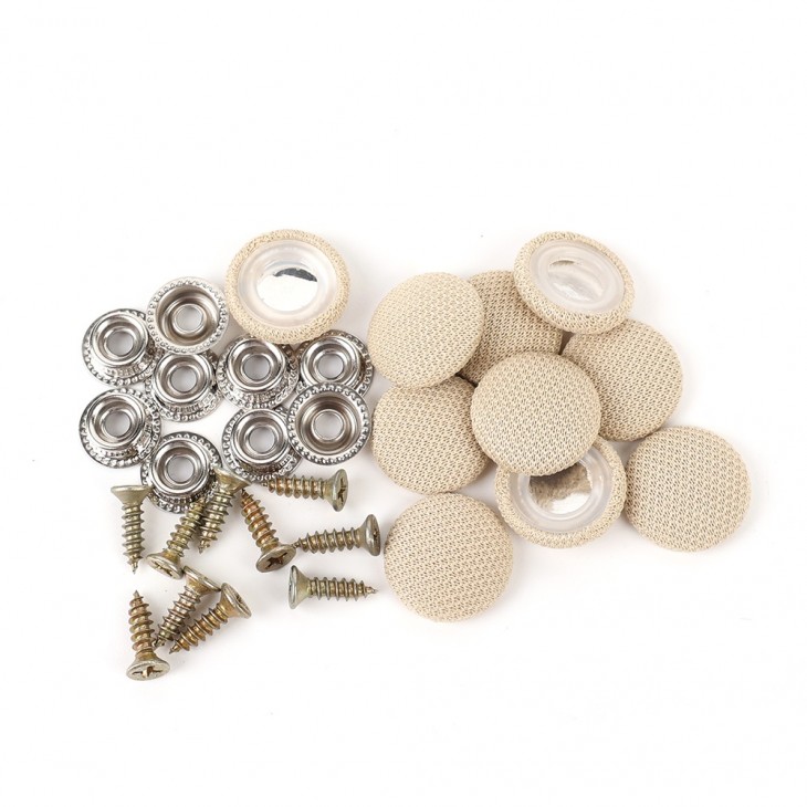 Set 12 clipsuri pentru reparatii tapiterie plafon auto, culoare Bej -  - AVEX