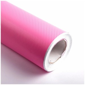 Folie colantare auto Carbon 3D - Culoare Roz, dimensiune 3m x 1,27m Folie colantare auto Carbon 3D - Culoare Roz, dimensiune 3m x 1,27m