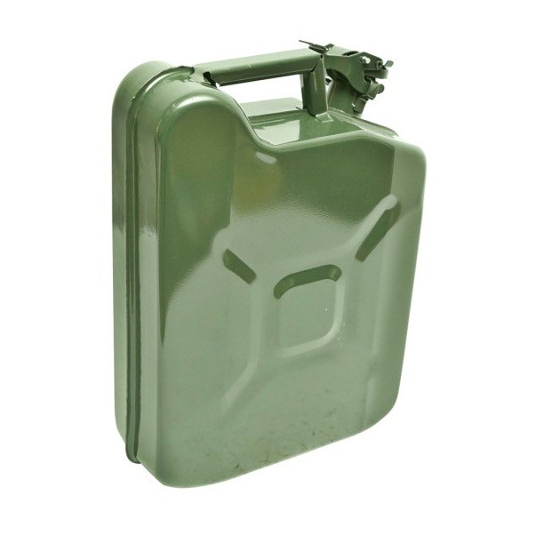 Canistra din metal pentru combustibil, capacitate 10l, culoare verde