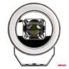 Proiector LED cu Angel Eye model AWL58, pozitie, semnalizare, faza lunga/scurta, pentru Off-Road, ATV, SSV, putere 45W, 8000lm, tensiune 9-36V, dimensiuni 114,5 x 114,5 x 52 mm