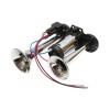 Claxon bitonal cu 2 goarne, Super Puternic, 178db, alimentare 12V, CU COMPRESOR electric inclus, culoare Crom/Negru Claxon bitonal cu 2 goarne, Super Puternic, 178db, alimentare 12V, CU COMPRESOR electric inclus, culoare Crom/Negru