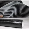 Rola folie colantare auto Carbon 5D Lacuit Negru, dimensiune 18m x 1,52m