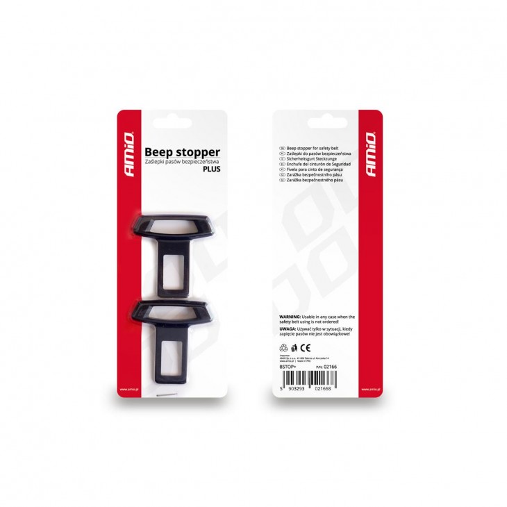 Set 2 cleme centura siguranta Beep Stopper Plus -  - AMIO