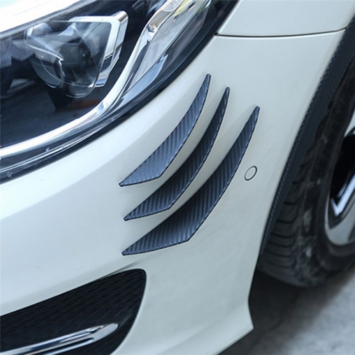 Set 4 buc. aripioare ornamentale bara tuning, culoare carbon -  - AVEX