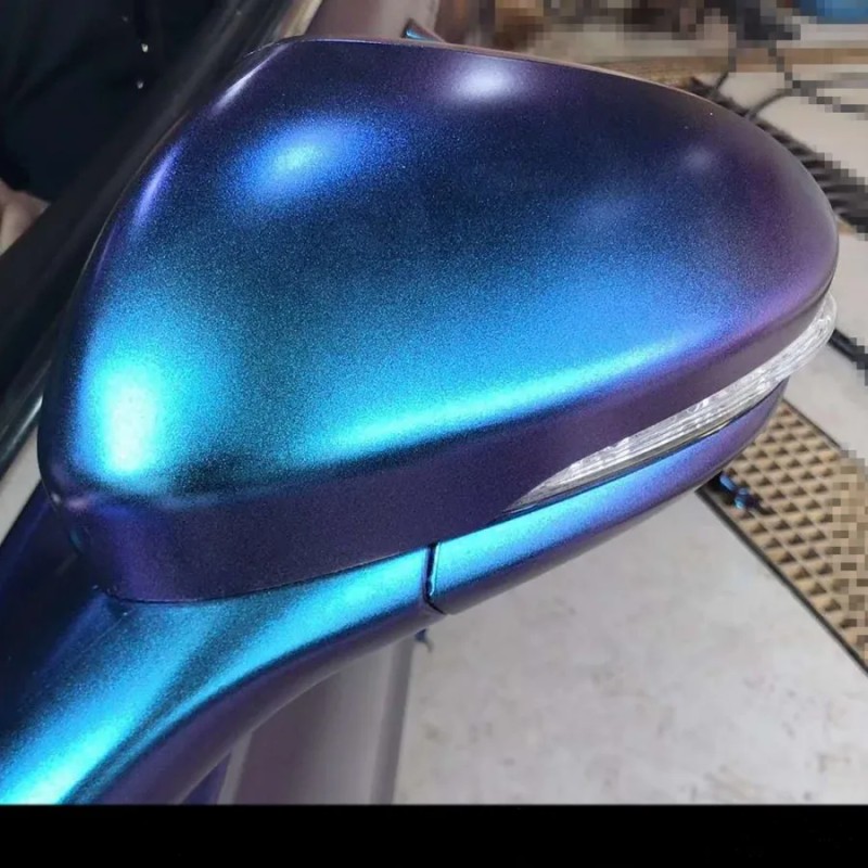 Folie auto Cameleon Albastru/Violet pentru colantare integrala, Termoplastica, cu tehnologie Folie auto Cameleon Albastru/Violet pentru colantare integrala, Termoplastica, cu tehnologie