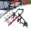 Suport auto pentru transport 3 biciclete, capacitate 58 kg, montaj rapid prin curele Suport auto pentru transport 3 biciclete, capacitate 58 kg, montaj rapid prin curele