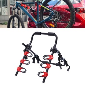 Suport auto pentru transport 3 biciclete, capacitate 58 kg, montaj rapid prin curele