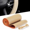 Husa volan din PIELE BEJ + ATA BEJ, diametru 37 - 39 cm (se coase, aspect ORIGINAL) Husa volan din PIELE BEJ + ATA BEJ, diametru 37 - 39 cm (se coase, aspect ORIGINAL)