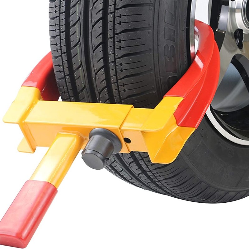 Antifurt roata autoturisam sau remorca auto, otel rezistent, ajustabil, blocabil cu 2 chei Antifurt roata autoturisam sau remorca auto, otel rezistent, ajustabil, blocabil cu 2 chei