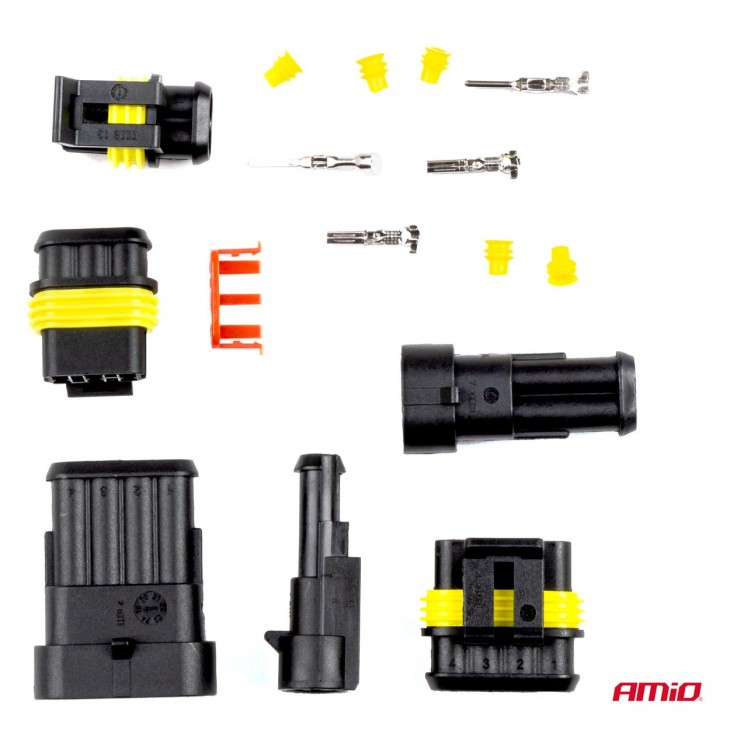 Set 352 conectori terminali ERMETICI, 6 dimensiuni -  - AMIO