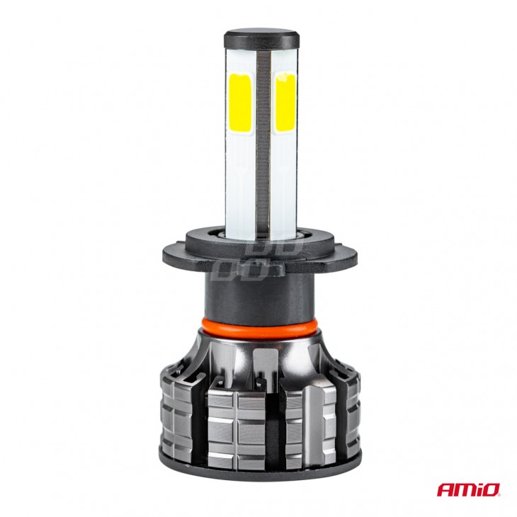 Instalatie LED COB 2Side AMiO, compatibil H7, destinat competitiilor auto sau off-road - AVX-AM02844 - AMIO
