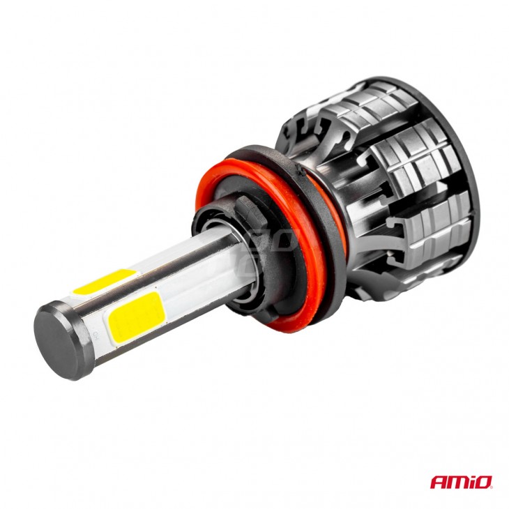 Instalatie LED COB 2Side AMiO, compatibil H9, H9, H11, destinat competitiilor auto sau off-road - AVX-AM02845 - AMIO