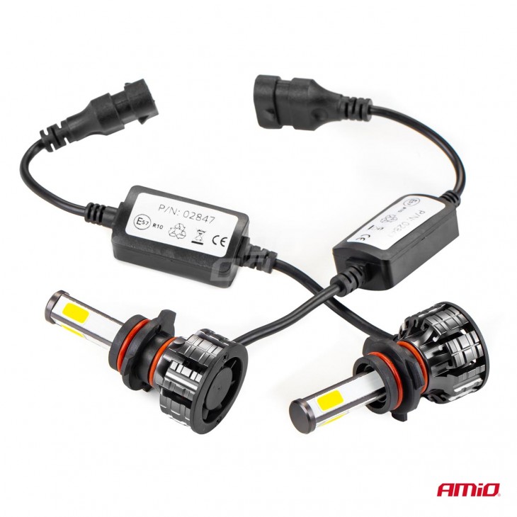 Instalatie LED COB 2Side AMiO, compatibil HB4, destinat competitiilor auto sau off-road - AVX-AM02847 - AMIO