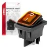 Intrerupator On/Off, 12/24V, dreptunghiular, waterproof, iluminat culoare Galben, destinatie auto, utilitare, Off-Road, ATV, SSV, QUAD, AMIO Intrerupator On/Off, 12/24V, dreptunghiular, waterproof, iluminat culoare Galben, destinatie auto, utilitare, Off-Road, ATV, SSV, QUAD, AMIO