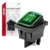 Intrerupator On/Off, 12/24V, dreptunghiular, waterproof, iluminat culoare Verde, destinatie auto, utilitare, Off-Road, ATV, SSV, QUAD, AMIO Intrerupator On/Off, 12/24V, dreptunghiular, waterproof, iluminat culoare Verde, destinatie auto, utilitare, Off-Road, ATV, SSV, QUAD, AMIO