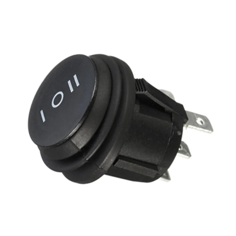 Intrerupator circular cu 3 pozitii, waterproof pentru utilaje, Off-Road, ATV, SSV, QUAD, Scuter, Motocicleta Intrerupator circular cu 3 pozitii, waterproof pentru utilaje, Off-Road, ATV, SSV, QUAD, Scuter, Motocicleta
