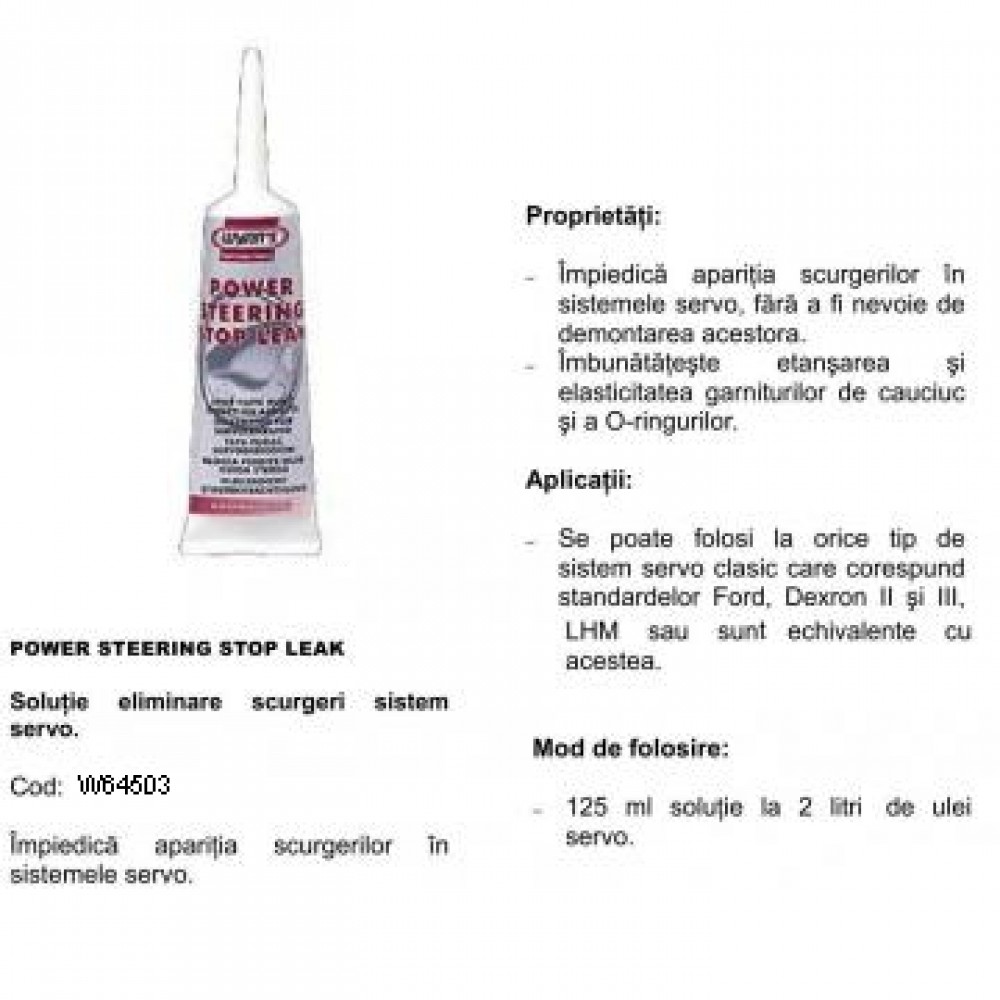 Aditiv Oprire Scurgeri Servodirectie - 25761 - WYNNS