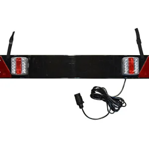 Bara Pentru Remorca Cu 2 Reflectoare Led Si 2 Triunghiuri Reflectorizante. Cablu De 5 M Jbm