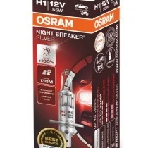Bec 12V H1 55 W Night Breaker Silver +100% Osram