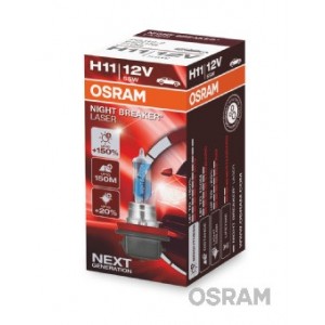 Bec 12V H11 55 W Night Breaker Laser Nextgen +150% Osram