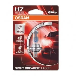 Bec 12V H7 55 W Night Breaker Laser Nextgen +150% Blister 1 Buc Osram