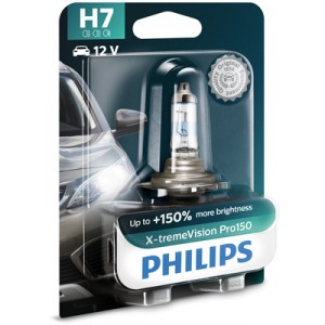 Bec Far H7 55W 12V X-Treme Vision Pro150 (Blister) Philips
