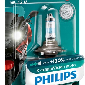 Bec Moto H7 X-Treme Vision 12V 55W (Blister) Philips