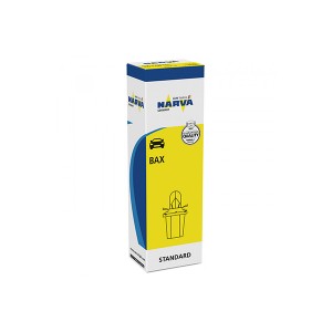 Bec Soclu Negru 12V 1.2W Set 10 Buc Narva