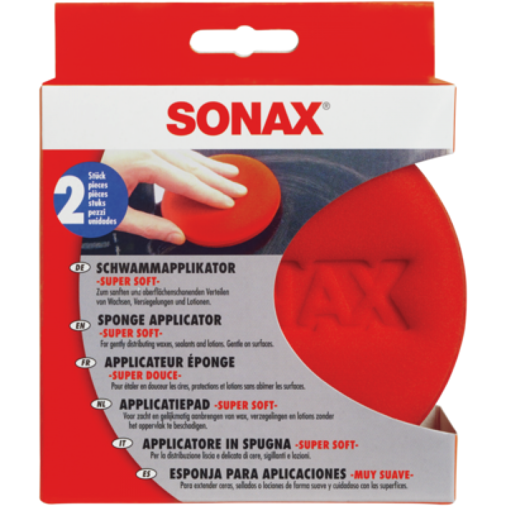 Burete Moale Pentru Aplicarea Solutiilor, Set 2 Buc Sonax - 02275 - SONAX