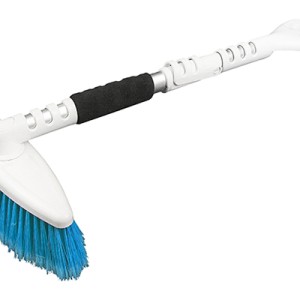 Curatitor Maner Aluminiu Extensibil Cu Racleta Si Perie Rotativa