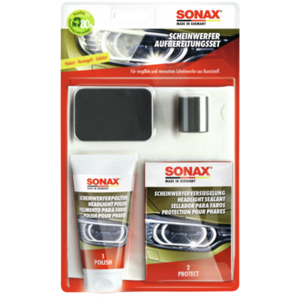Kit Restaurare Far Sonax - 08738 - SONAX