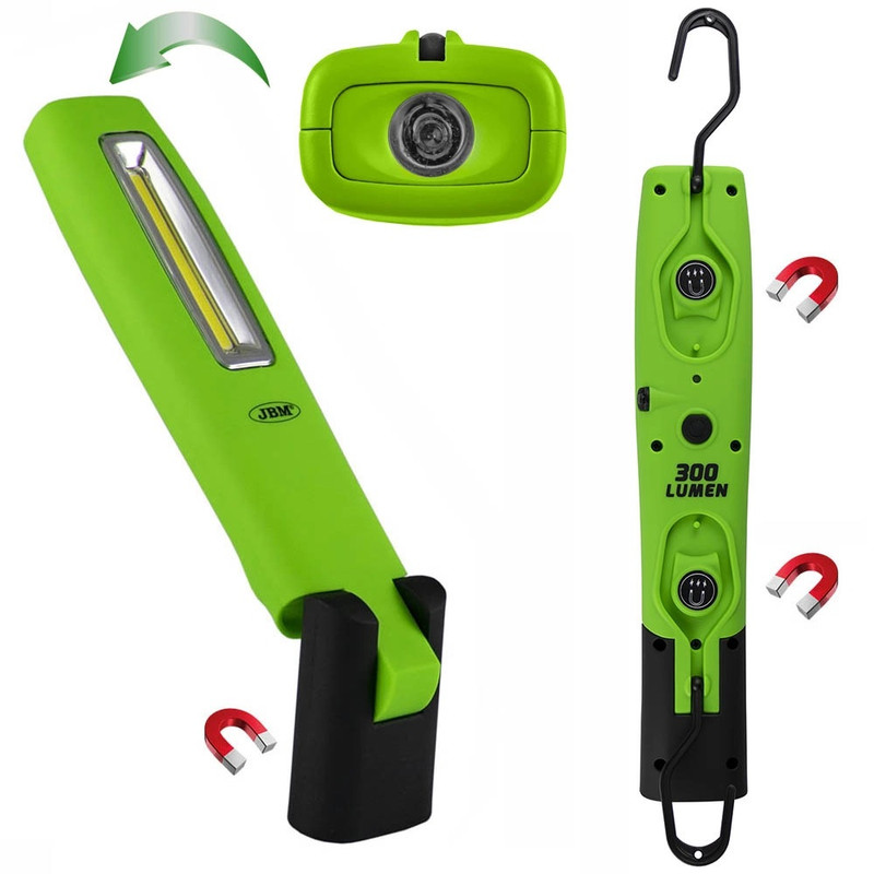Lanterna Magnetica Portabila Cu Baza Articulata 300 Lm Jbm - 09941 - JBM