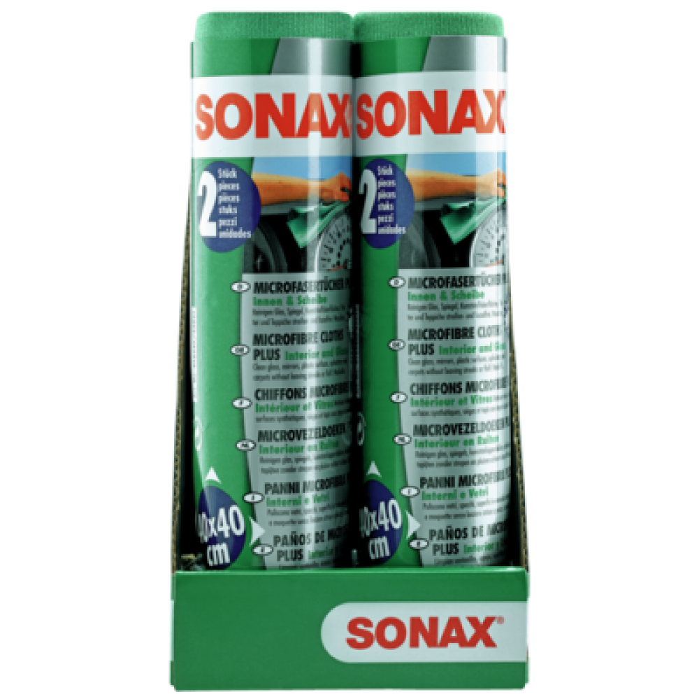 Laveta Din Microfibra Plus Pentru Suprafete Interioare Si Sticla Sonax - 02274 - SONAX