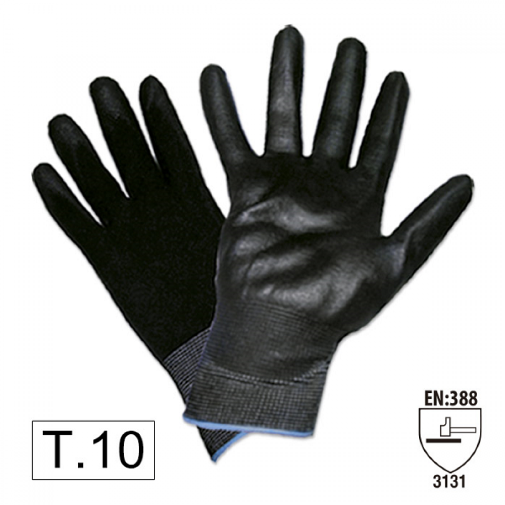 Manusi De Lucru Cu Palma Intarita De Poliuretan T.10 Jbm - 00403 - JBM