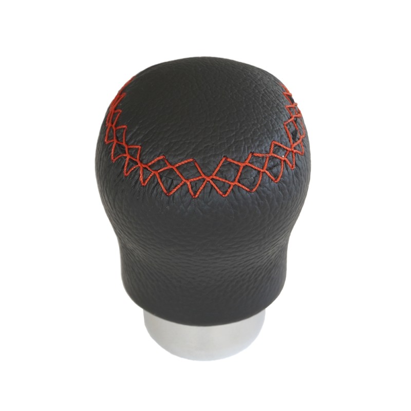 Ornament Schimbator Viteze Piele Neagra. Cusatura Rosie - 05973 - MEGA DRIVE