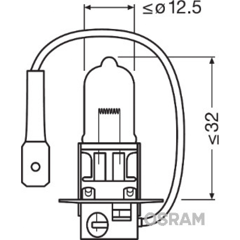 Set 2 Becuri 12V H3 55 W Night Breaker Laser Nextgen +150% Osram - 08822 - ams-OSRAM