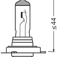Set 2 Becuri 12V H7 55 W Night Breaker +200% Osram