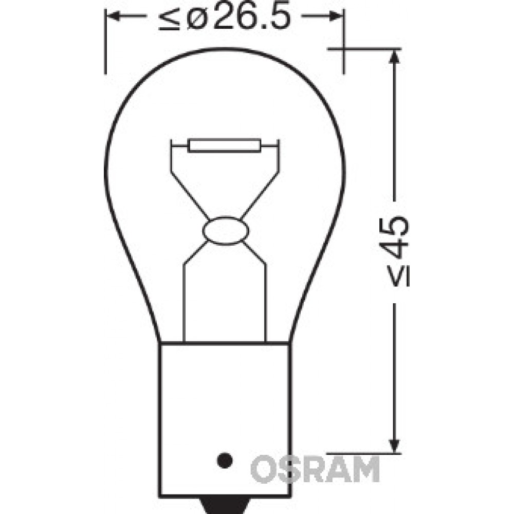 Set 2 Becuri 12V Py21W Ultra Life Blister Osram - 35281 - ams-OSRAM