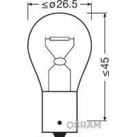 Set 2 Becuri 12V Py21W Ultra Life Blister Osram