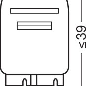 Set 2 Becuri 12V W21/5W Original Blister Osram - 10643 - ams-OSRAM