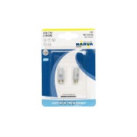 Set 2 Becuri Cu Led T10 6000K 12V (W5W) W2.1X9.5D (Blister) Narva