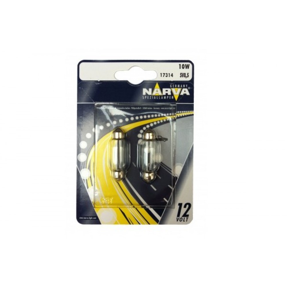 Set 2 Becuri Indicator 12V C10W Narva - 78369 - NARVA