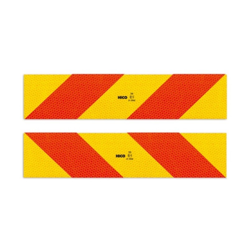 Set 2 Placute Reflectorizante 565X132Mm Aluminiu Rr.70.0 Hico - 64841 - HICO