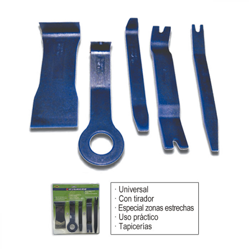 Set 5 Leviere Din Plastic Demontare Tapiterii Jbm - 00375 - JBM