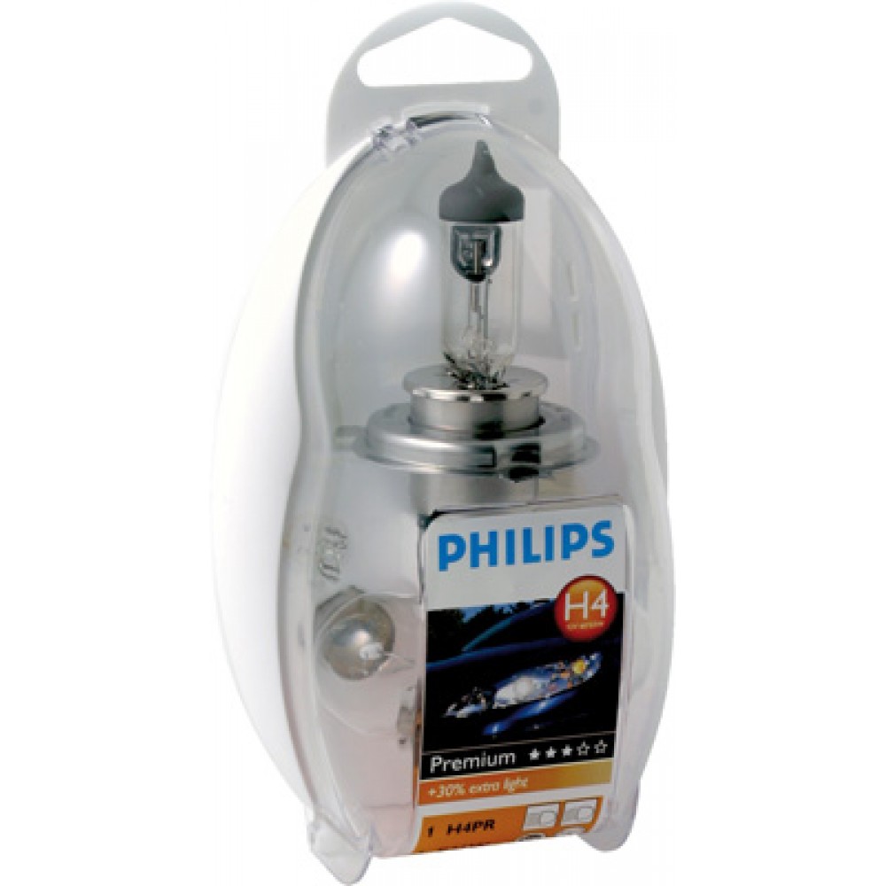 Set Becuri Auto De Rezerva H4 Philips Easykit 12V