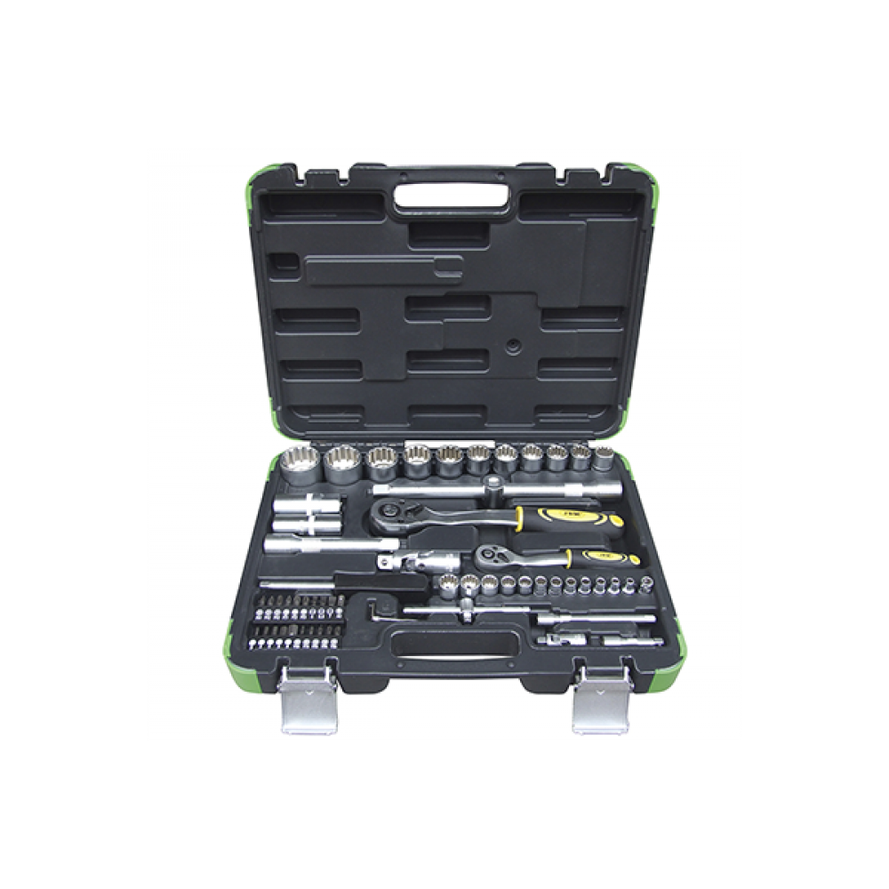 Trusa Chei Tubulare Spline De 1/2` Si 1/4` Cu 61 Piese Jbm - 94756 - JBM