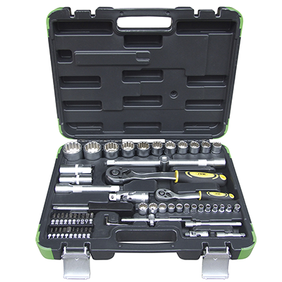 Trusa Chei Tubulare Spline De 1/2` Si 1/4` Cu 61 Piese Jbm - 94756 - JBM