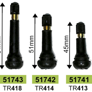 Valve Pentru Anvelope Tr413 45 Mm Set 100 Buc Jbm